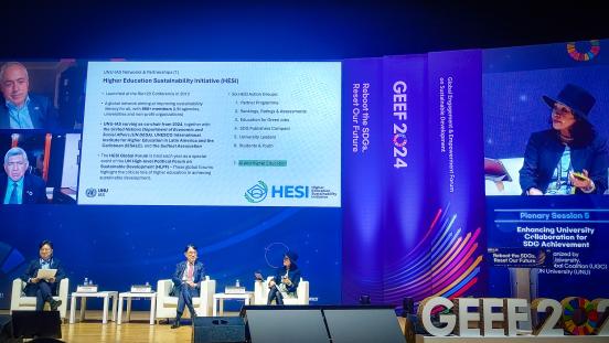 UNU-IAS Director Speaking at GEEF 2024